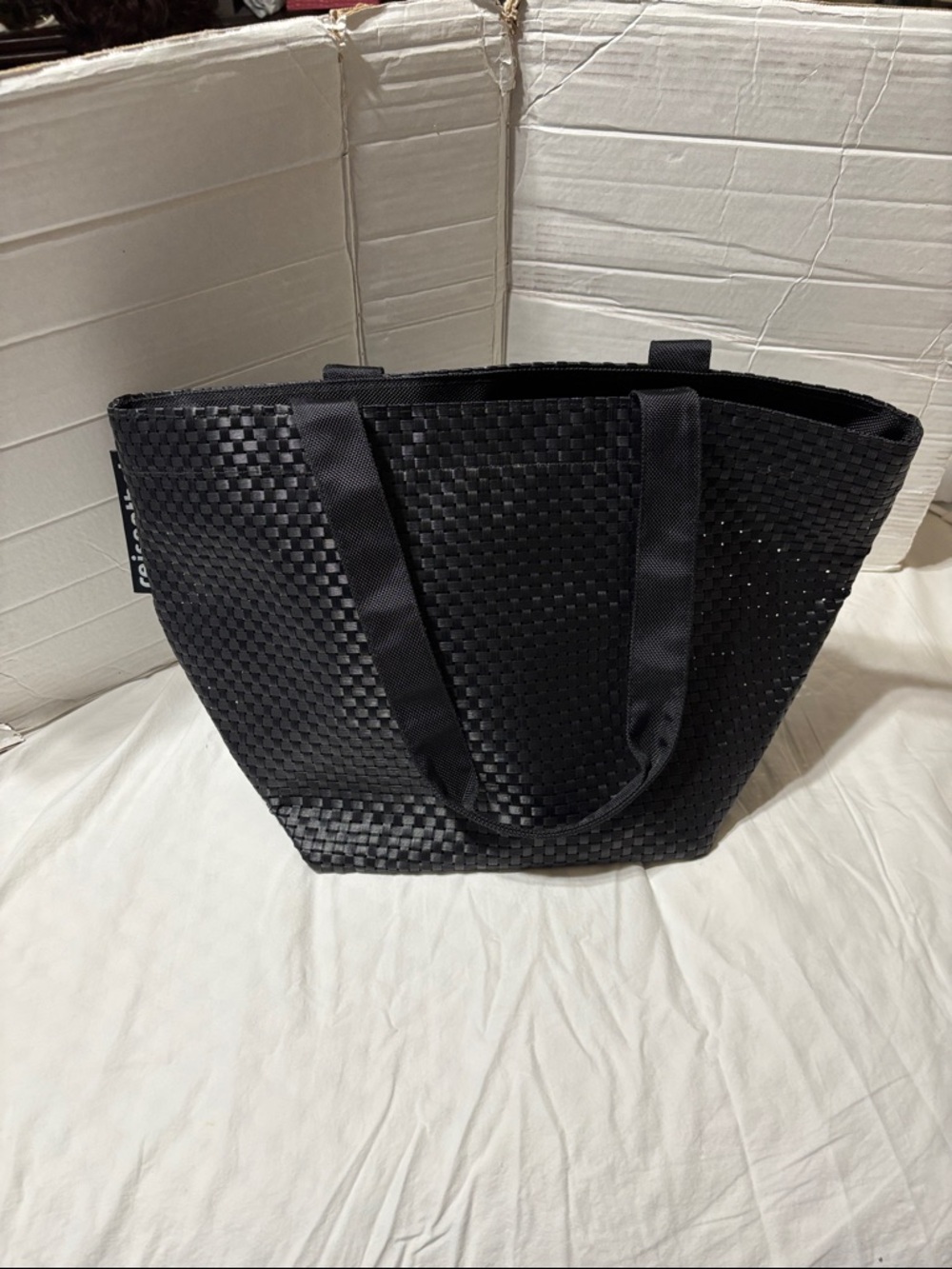 reisenthel Black Woven Tote Bag. NWOT